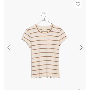 Madewell Baby Tee in Aldsworth Stripe